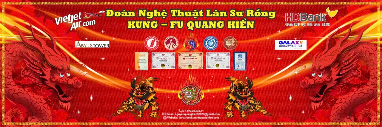 ĐOÀN NGHỆ THUẬT LÂN SƯ RỒNG - KUNG FU QUANG HIỂN 